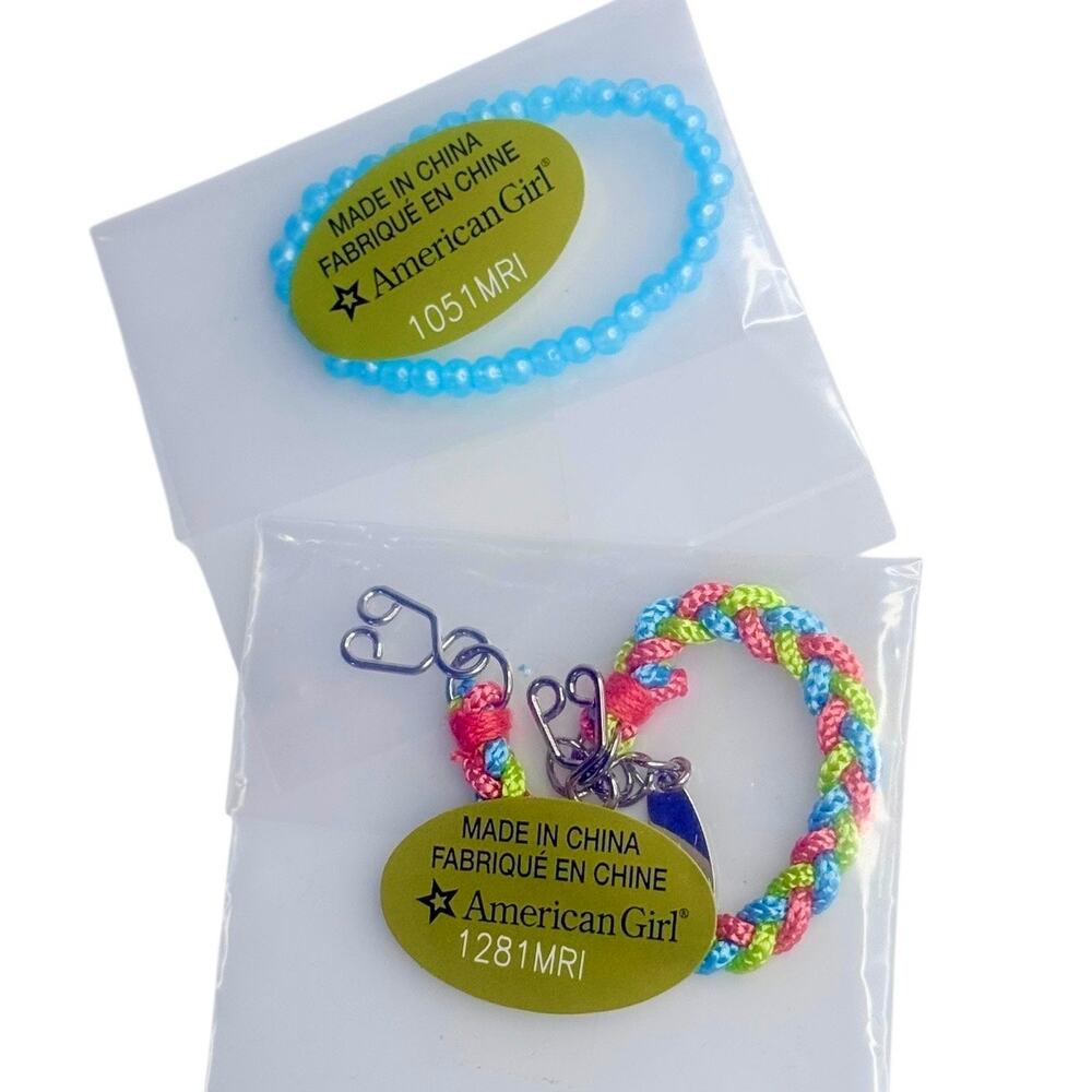 American Girl Joss Bracelets Girl Of Year Meet Accessories Doll Jewelry 2Pc New